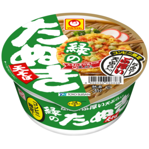 緑のたぬき天そば