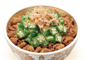 すき家かつぶしオクラ牛丼