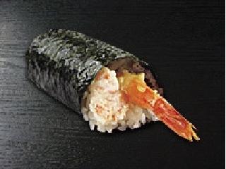 えび天手巻き（一貫）くら寿司