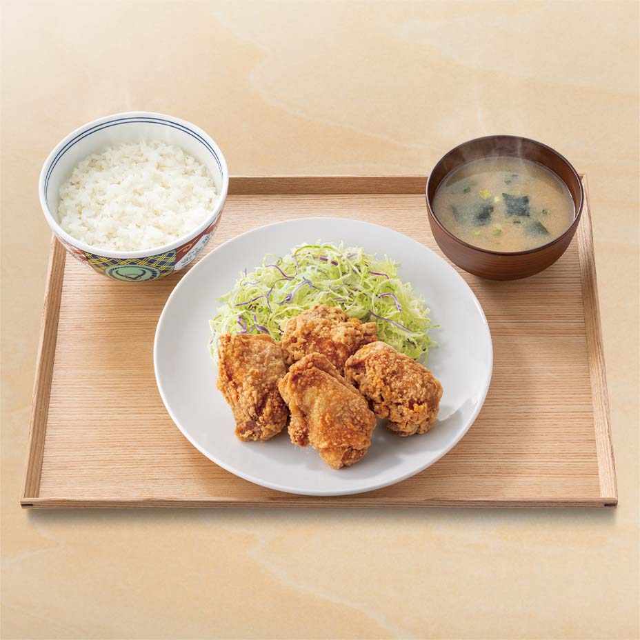 から揚げ定食