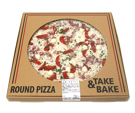 丸型ピザ パンチェッタ&モッツアレラチーズ