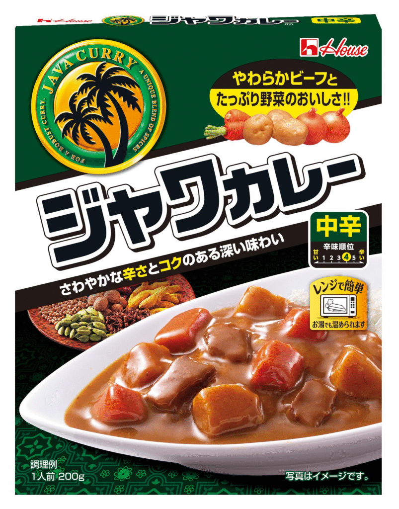 レトルトカレー ハウス ジャワカレー 中辛