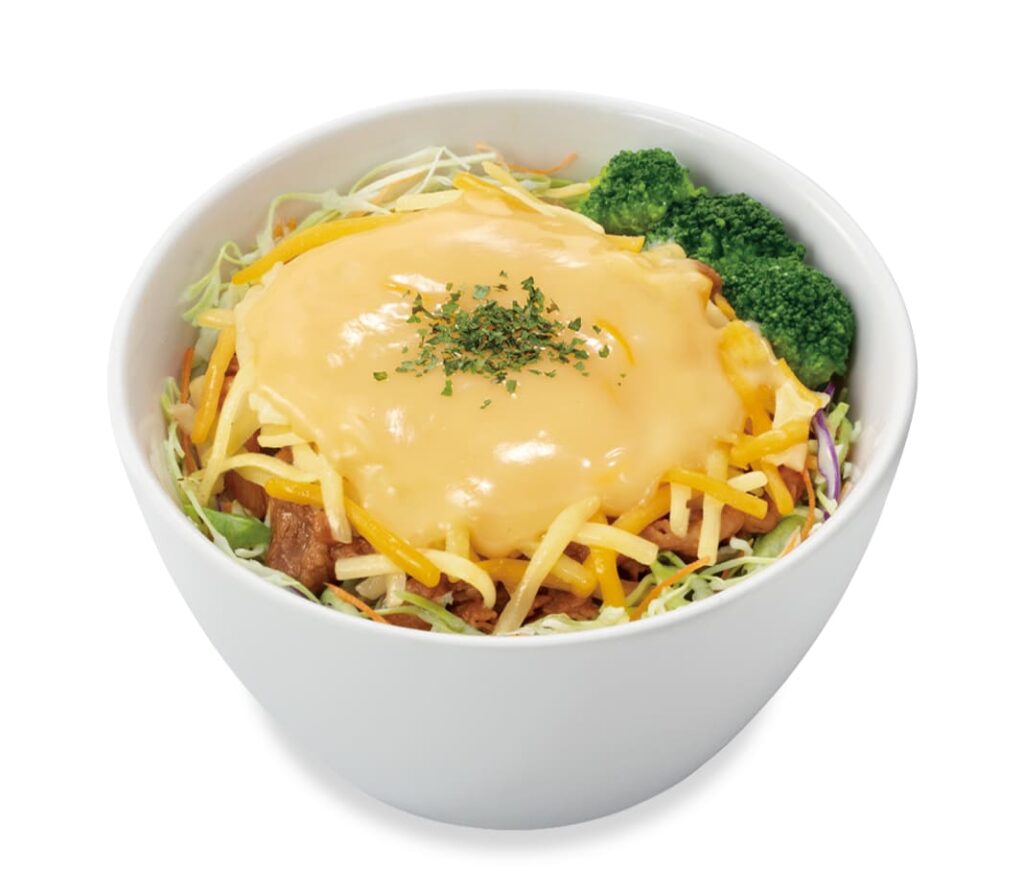 とろ〜り3種のチーズ牛丼ライト
