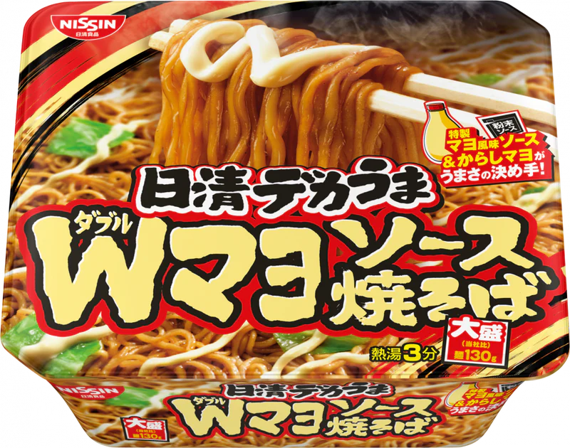 日清デカうま Wマヨソース焼そば