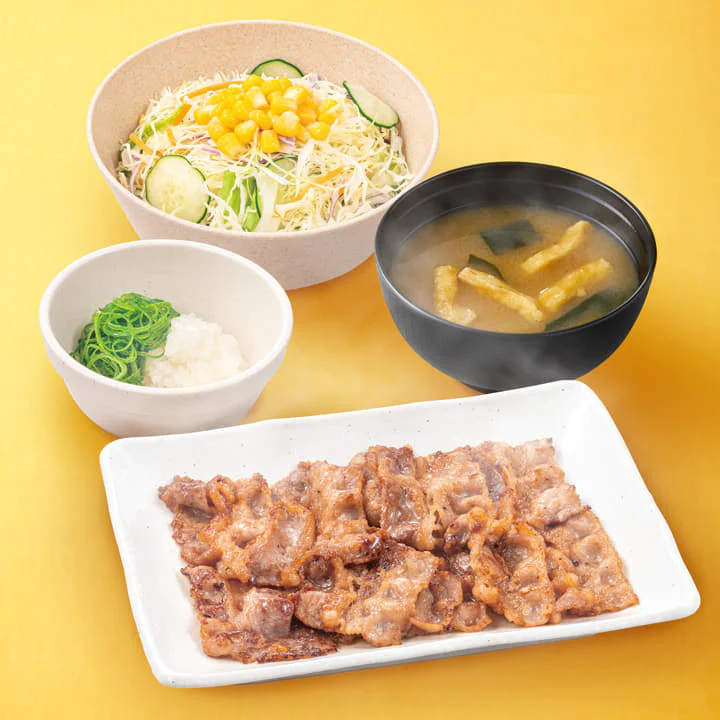 カルビ焼肉定食
