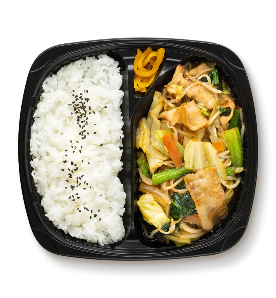 肉野菜炒め弁当 コク旨醤油だれ