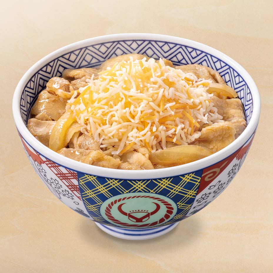 チーズ豚丼