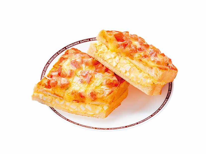 たっぷりたまごのピザトースト