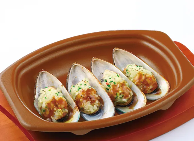 ムール貝のガーリック焼き